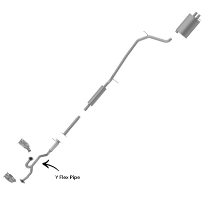 Tuyau flexible en Y Mercury Sable 3.5L (2008-2009) (4x4)