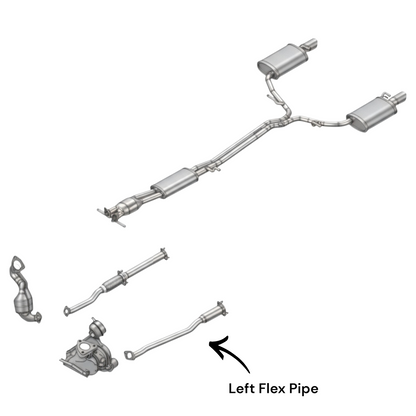 Tuyaux flexibles gauche et droit pour Lincoln MKT 3.7L (2010-2019)