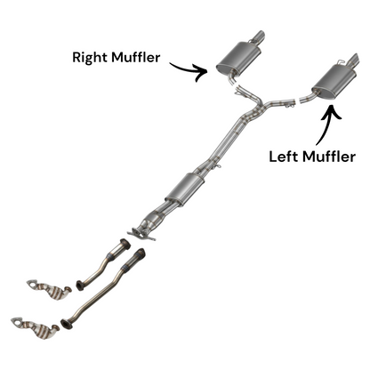 Ford Explorer 3.5L (2013-2015) (Turbo) Left and Right Side Mufflers