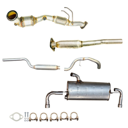 Lincoln MKC 2.0L (2015, 2016) (Ecoboost) (Automatic Transmission) Catalytic Converter With Flex, Front & Rear Resonator and Muffler