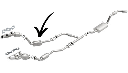 Convertisseur catalytique arrière droit pour Nissan Frontier 2001-2004 3.3L