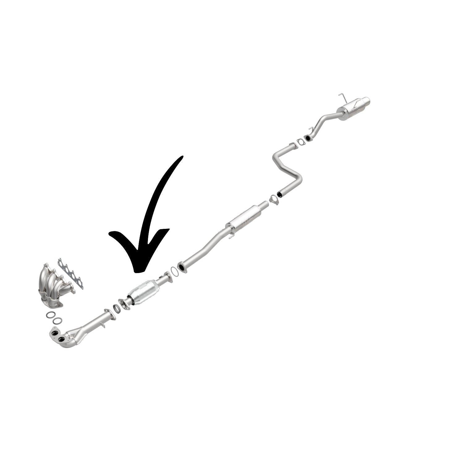 Acura EL 1.6L 1997 Catalytic Converter
