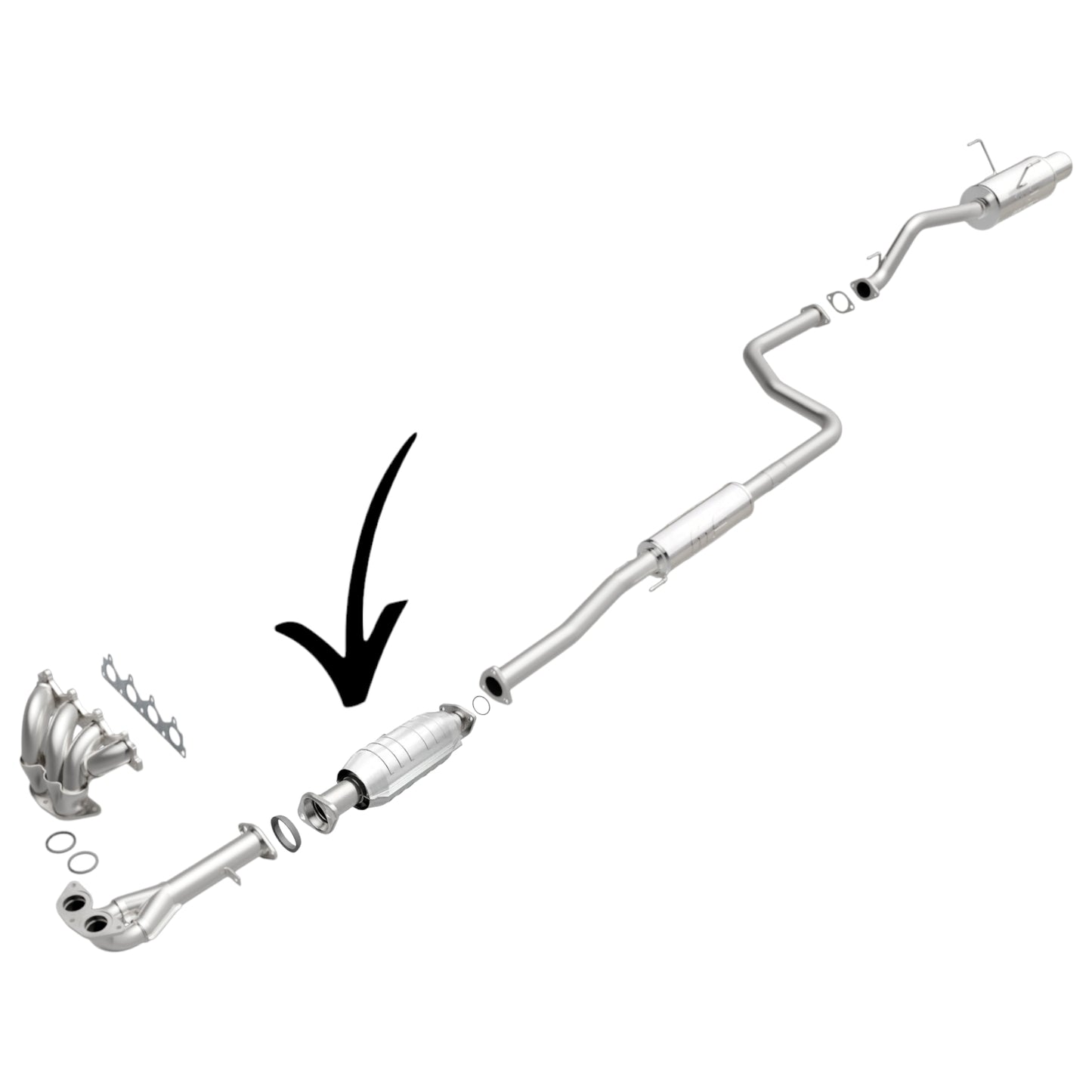 Acura EL 1.6L 1999-2000 FWD Catalytic Converter