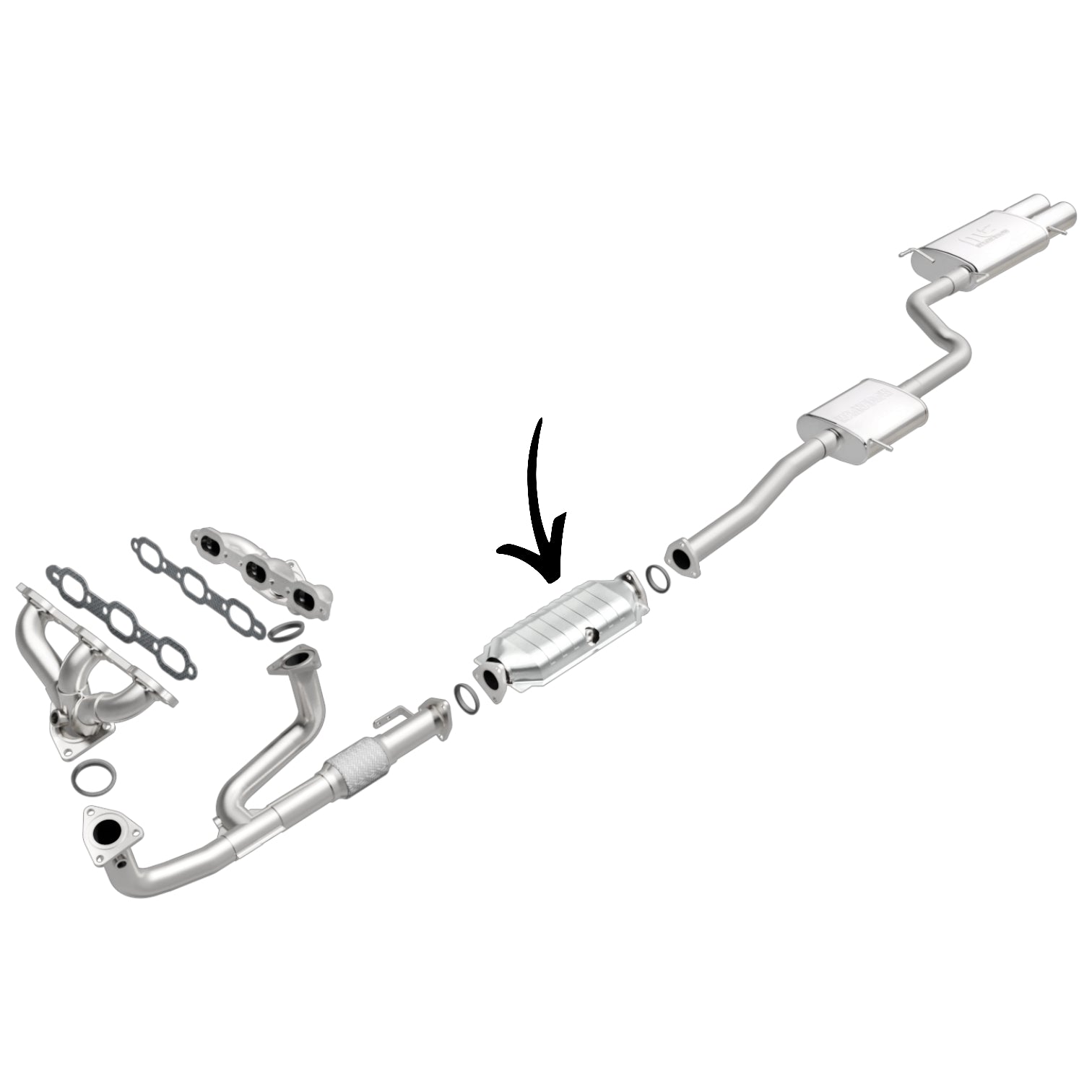 Acura MDX 3.5L 2001-2002 Front Catalytic Converter