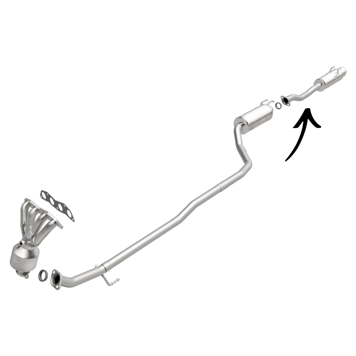 Acura EL Base 1.7L 2001-2005 Direct-Fit Muffler