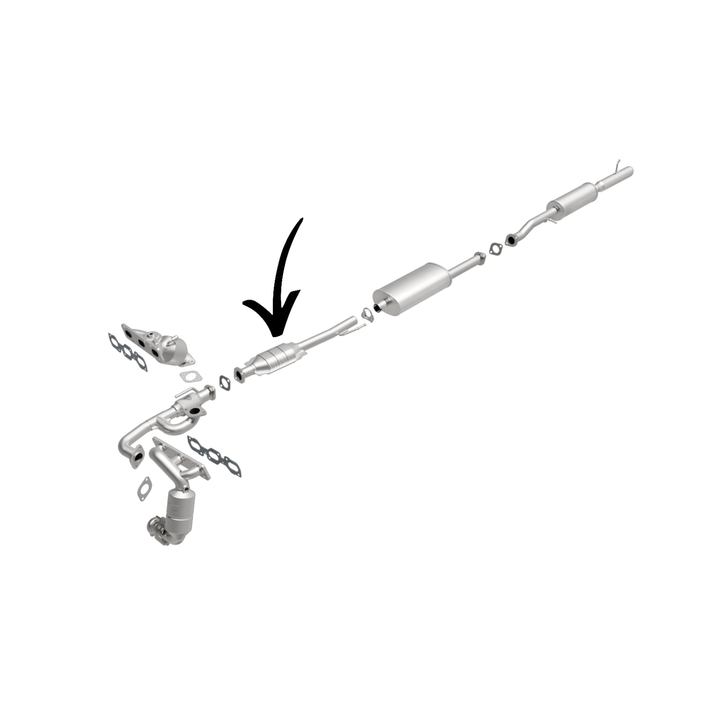 Mazda Tribute 3.0L (2001-2004) V6 Catalytic Converter