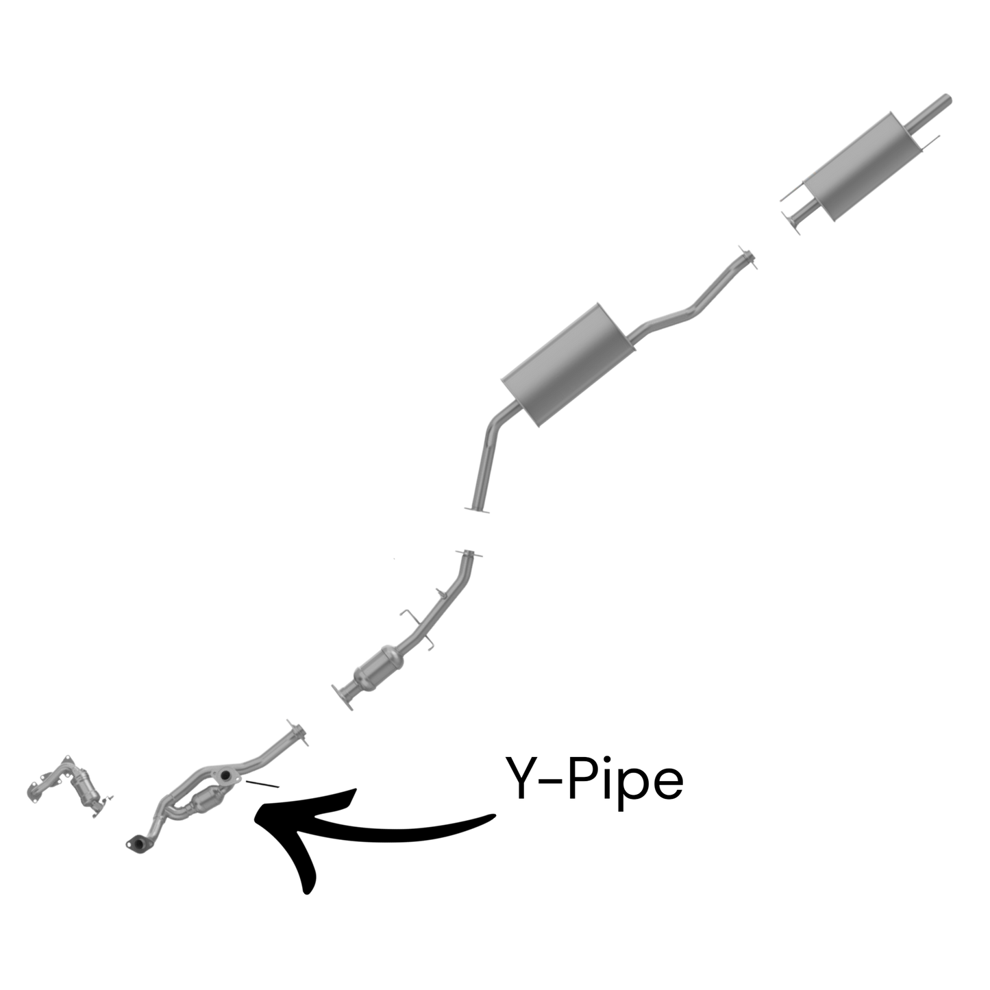 Toyota Sienna 3.0L 1998-2000 Flex Y Pipe