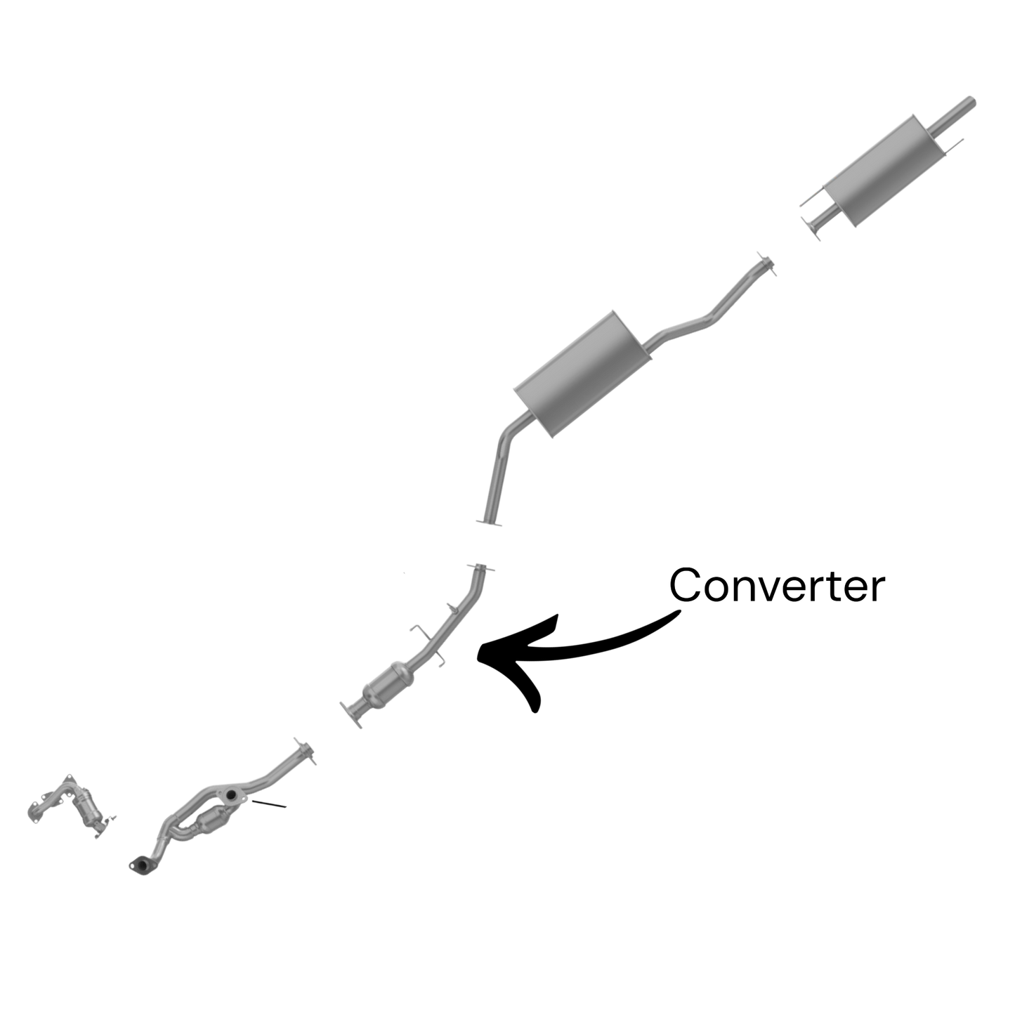Toyota Sienna 3.0L 1998-2000 Catalytic Converter