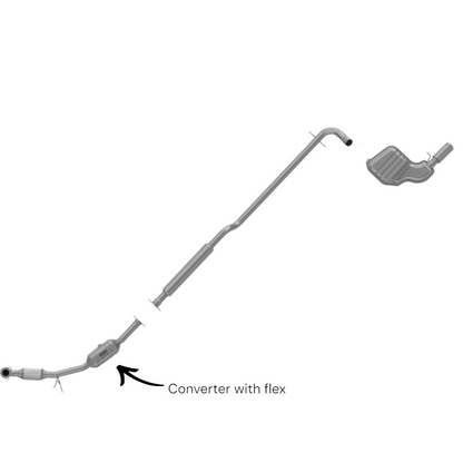 Volvo V70 2.4L (2003-2007) Catalytic Converter