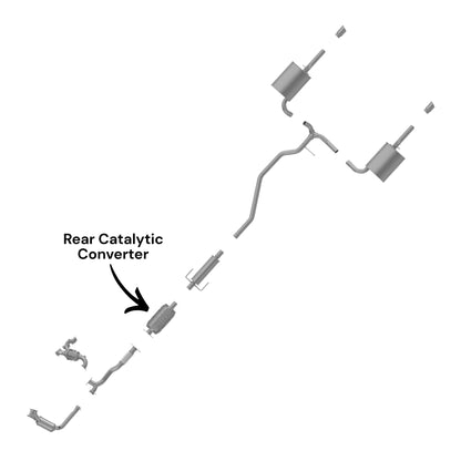 Ford Fusion 3.0L (2006-2012) (FWD) Rear Catalytic Converter