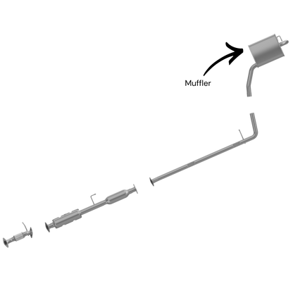 Hyundai Sonata 2.4L 2011-2014 Muffler