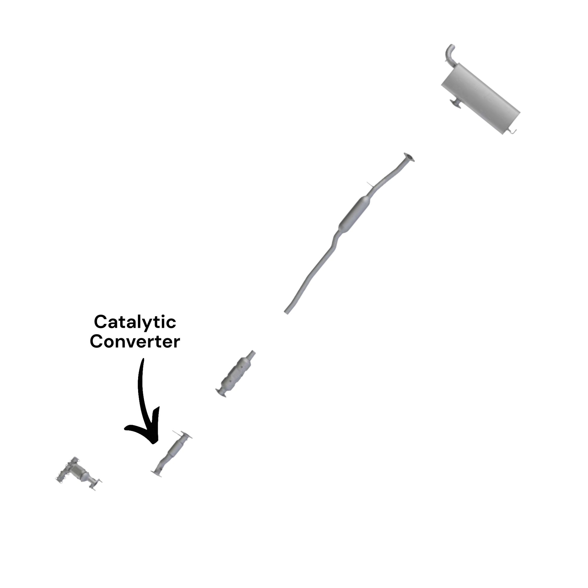 Hyundai Tucson 2.0L (2016-2018) (FWD) Catalytic Converter